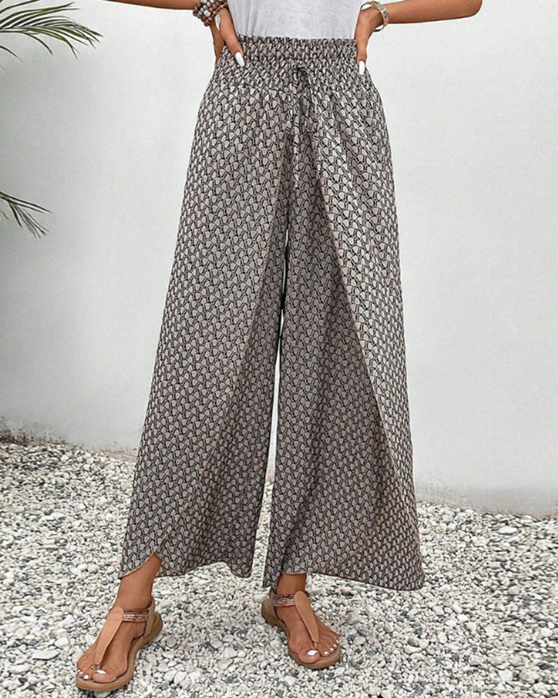 Vera | Women’s Wide-Leg Trousers with Draped Silhouette