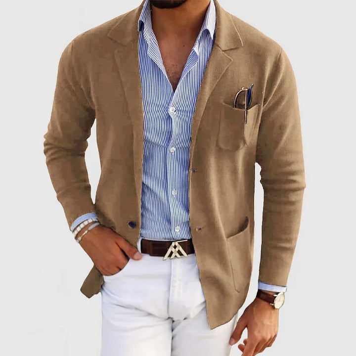 Theo Laurent | Smart Casual Knit Blazer For Men