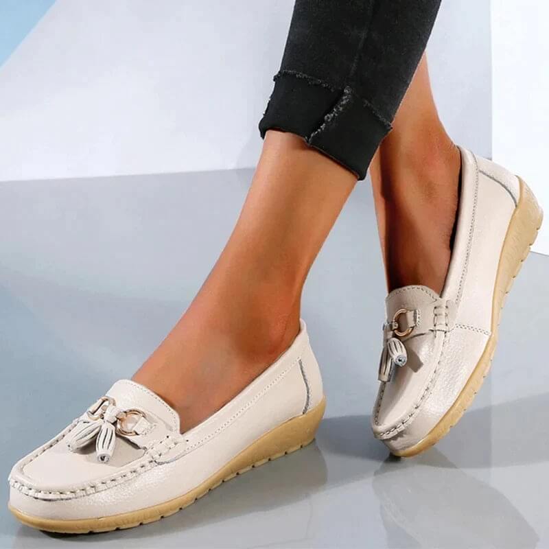 Cleo | Women’s Slip-On Loafers with Tassel Detail