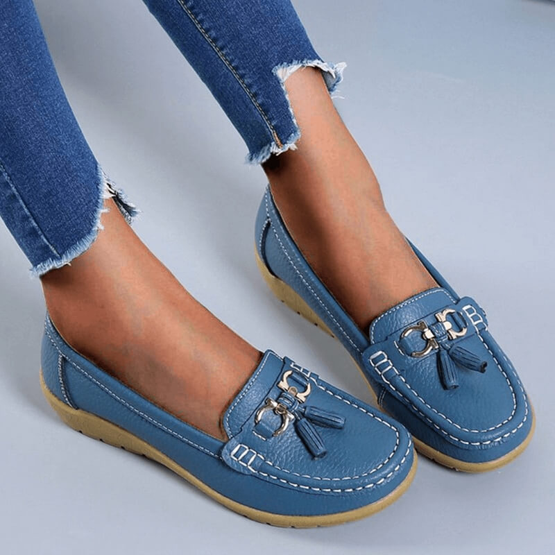 Cleo | Women’s Slip-On Loafers with Tassel Detail