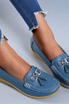 Cleo | Women's Slip-On Loafers with Tassel Detail
