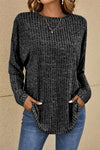 Maya | Women's Relaxed Fit Jumper Long Sleeve Crew Neck Sweater