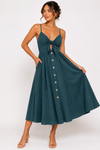 Brooke Stanton | Bow-Tie Midi Summer Dress For Women
