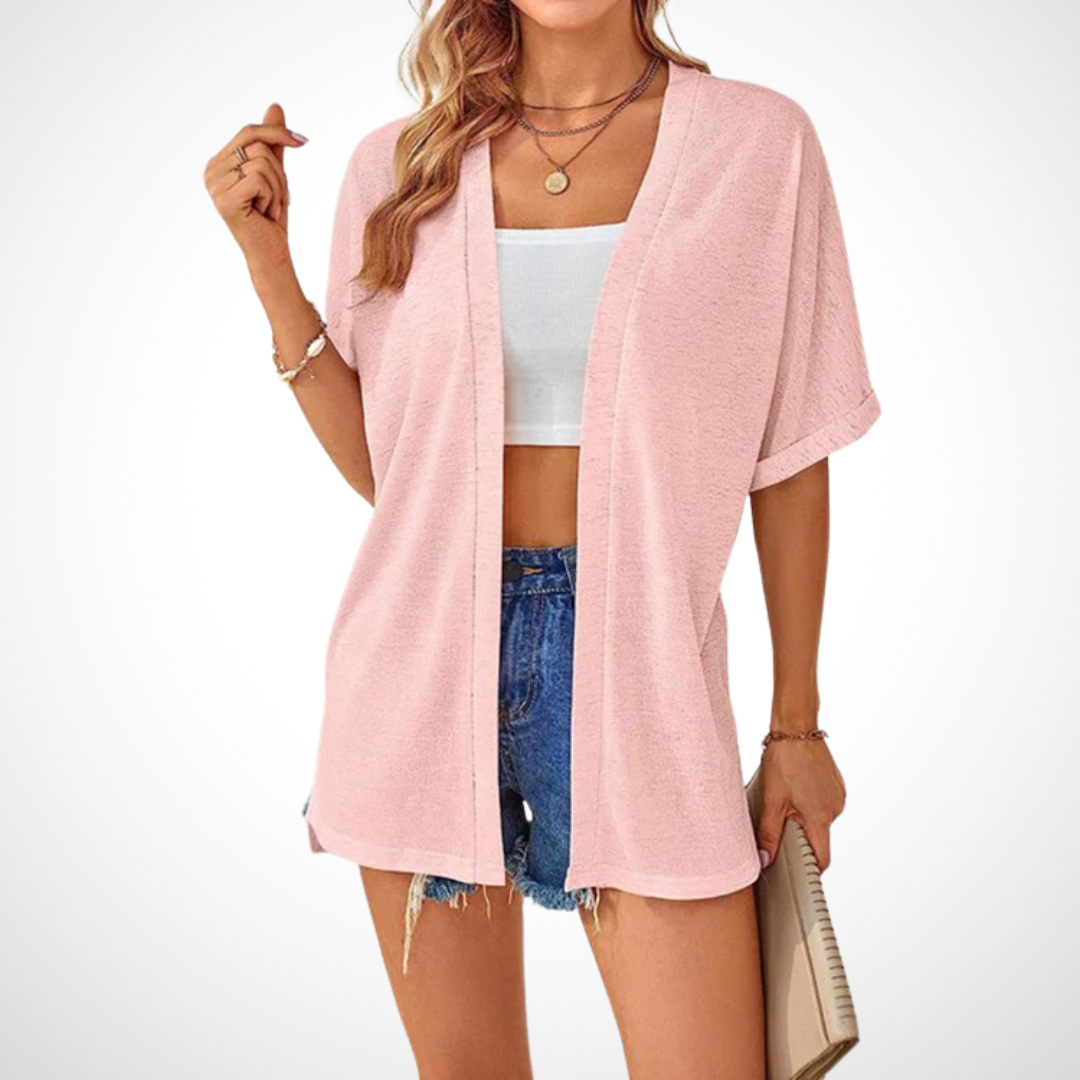 Ruth | Women’s Flowy Cardigan with Short Sleeves