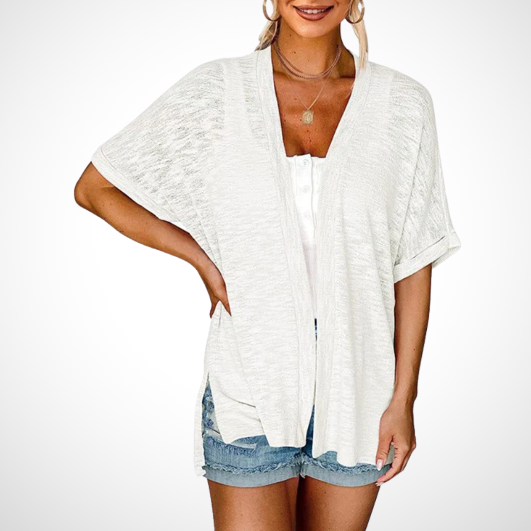 Ruth | Women’s Flowy Cardigan with Short Sleeves
