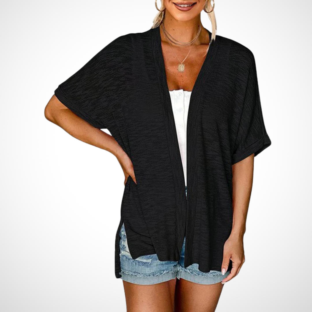 Ruth | Women’s Flowy Cardigan with Short Sleeves