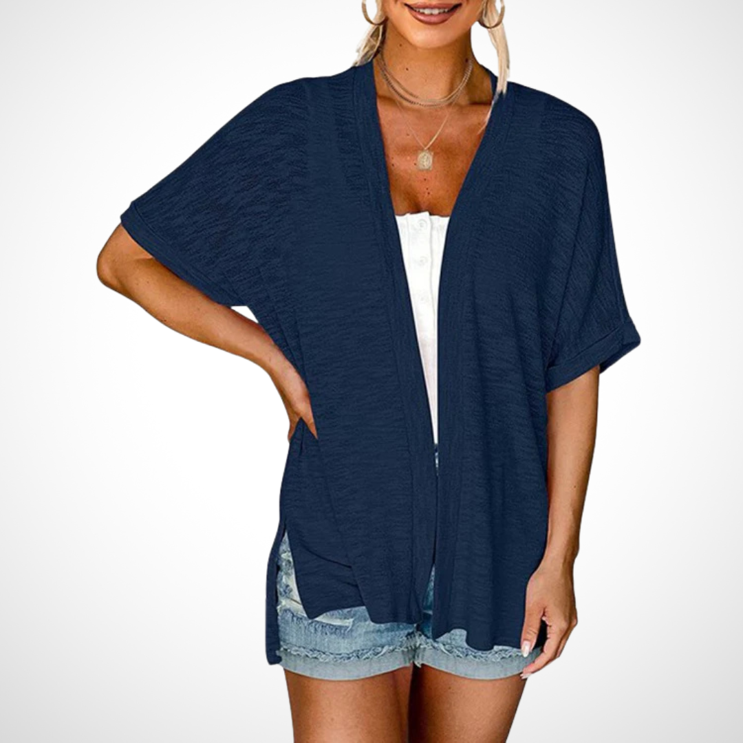 Ruth | Women’s Flowy Cardigan with Short Sleeves