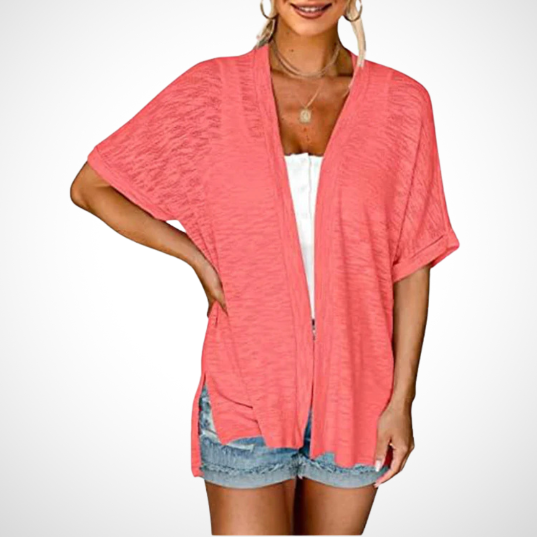 Ruth | Women’s Flowy Cardigan with Short Sleeves