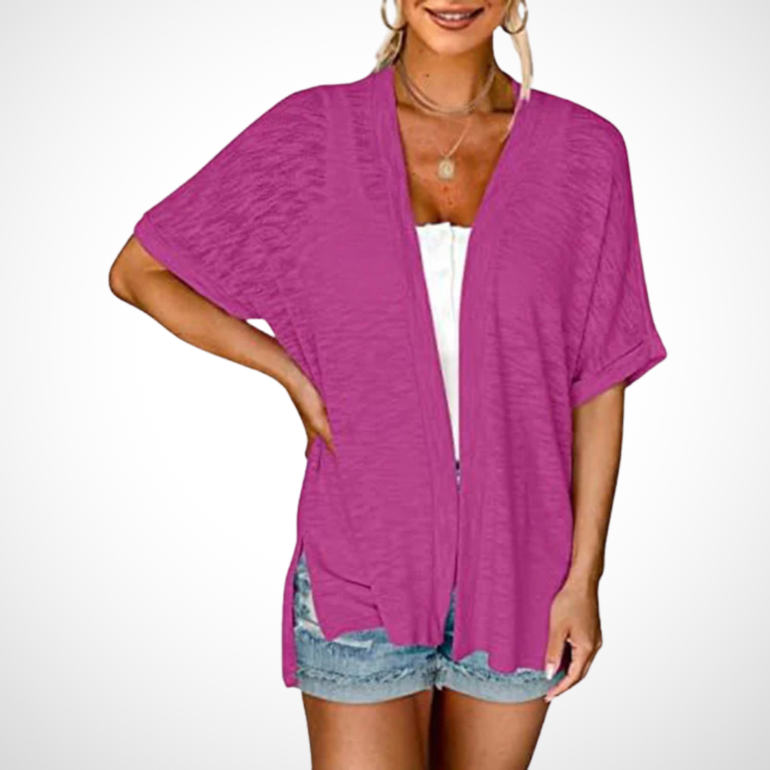 Ruth | Women’s Flowy Cardigan with Short Sleeves