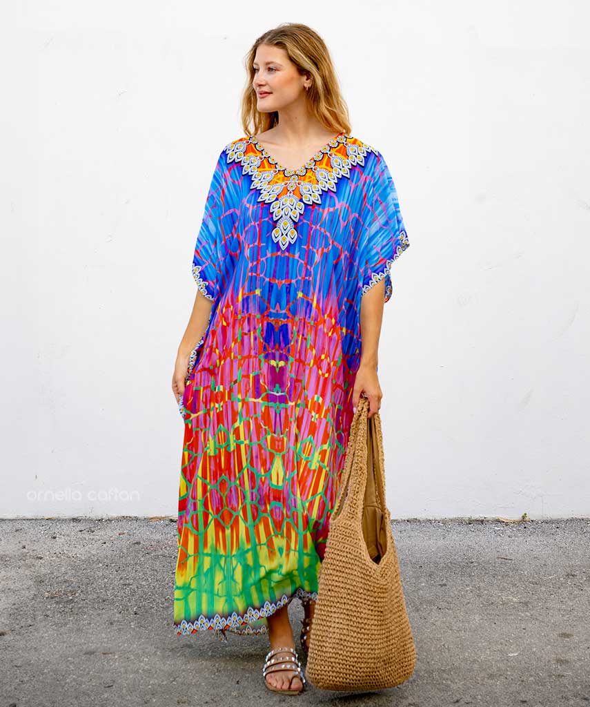 Gemma | Women’s Loose Casual Caftan with Relaxed Fit