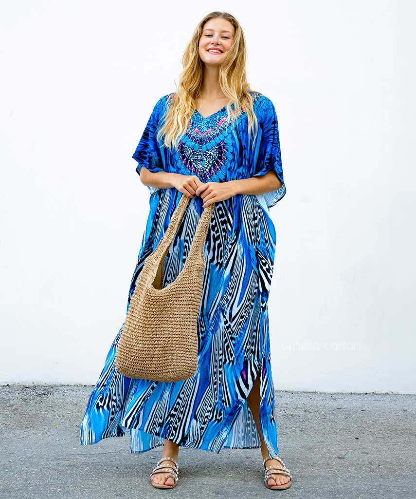 Lacey | Women’s Loose Casual Caftan with Side Slit