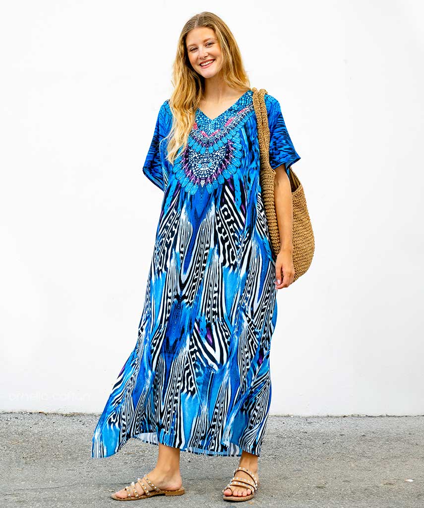 Lacey | Women’s Loose Casual Caftan with Side Slit