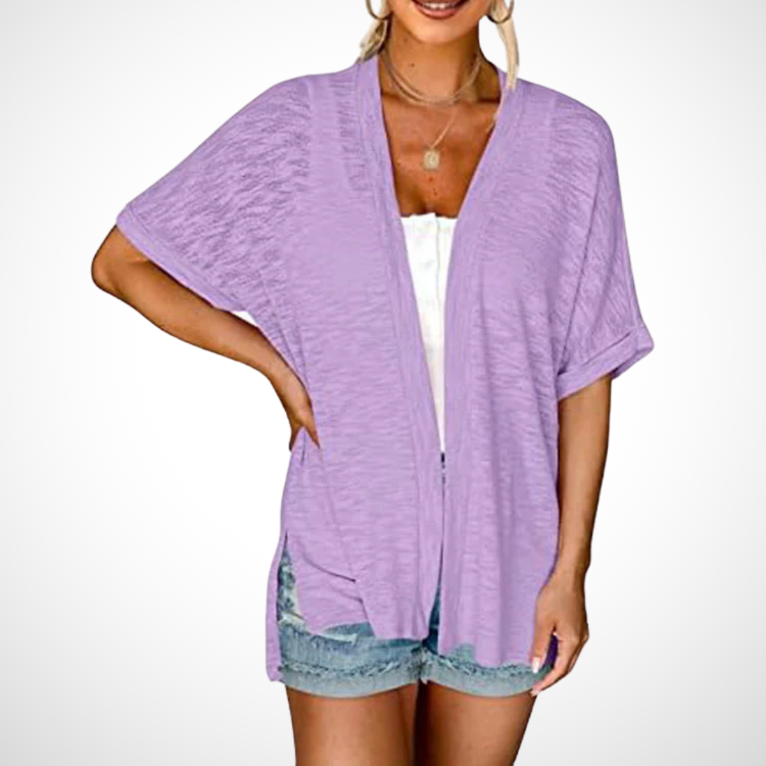 Ruth | Women’s Flowy Cardigan with Short Sleeves