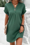 LISA™ -| V-neck Spring Dress