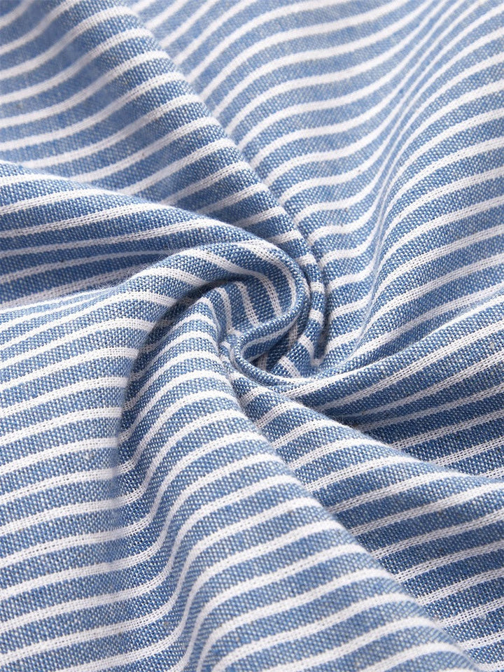 Linda | Button Detail A-Line Dress