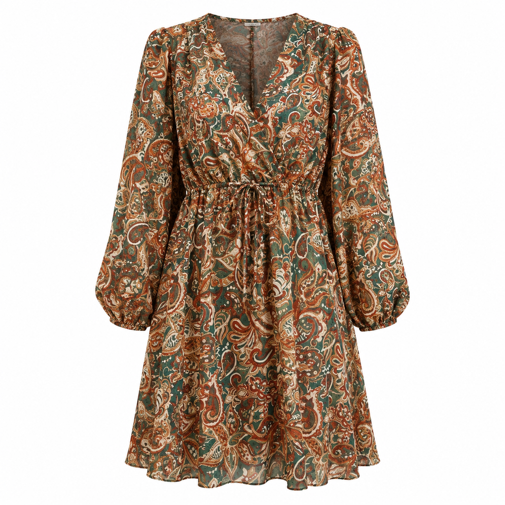 Charlotte Turner | Printed Boho Midi Dress For Women