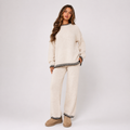 Charlotte Reid | Oversized Knit Wide Leg Lounge Set For Women