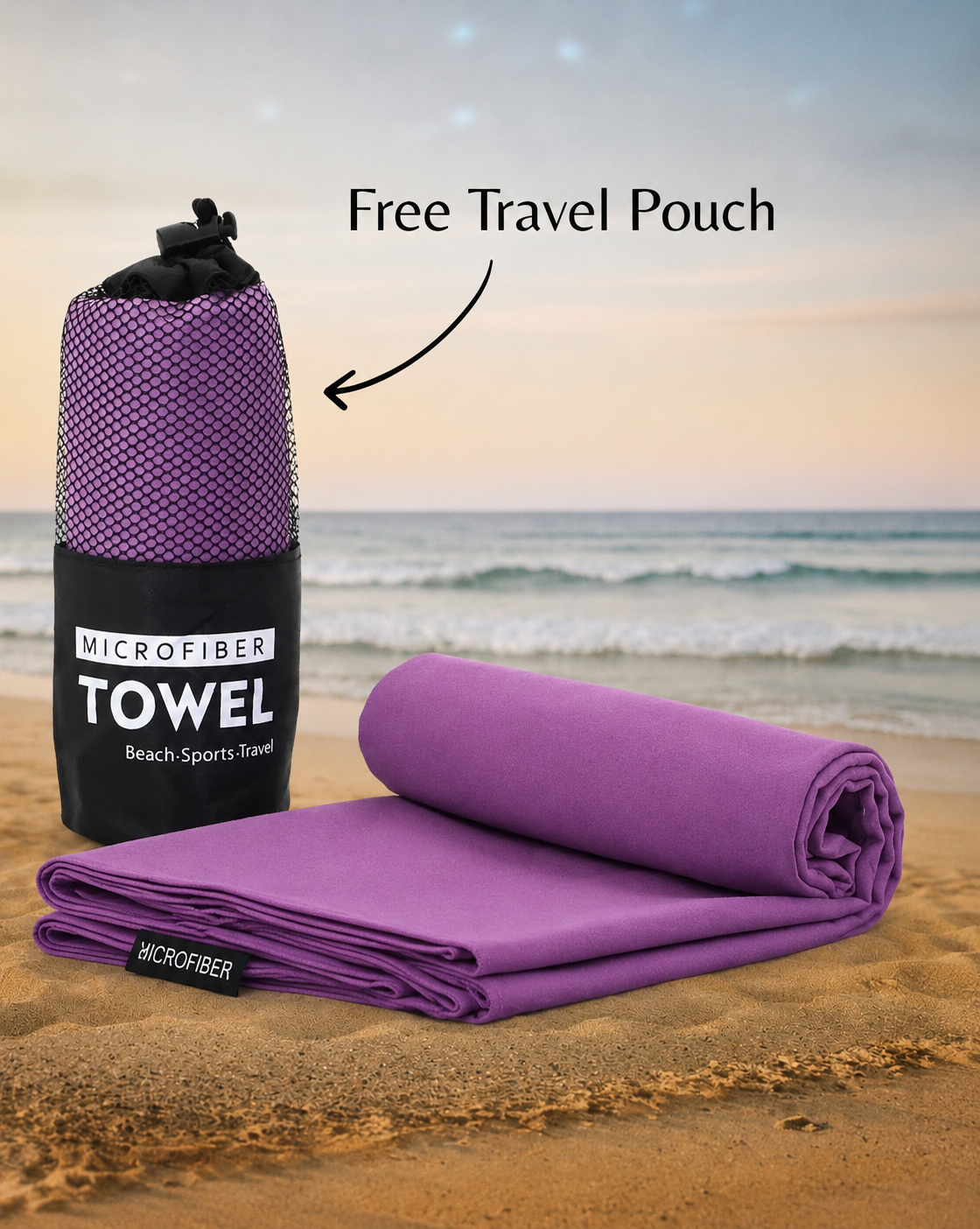Belle | Women’s Microfiber Travel Towel with Quick-Dry