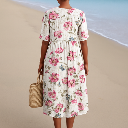 Addison | Women’s Vintage-Inspired Floral Dress with Comfort