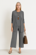 Vera | Women’s 3-Piece Cardigan Set with Open-Front