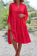 Claribel | Women’s Breezy Boho Dress with Draped Silhouette