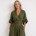 Sophia Merriweather | Wide-Leg Linen Jumpsuit For Women