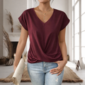 Elle | Women’s Sweetheart Neckline T-Shirt with Soft Fit