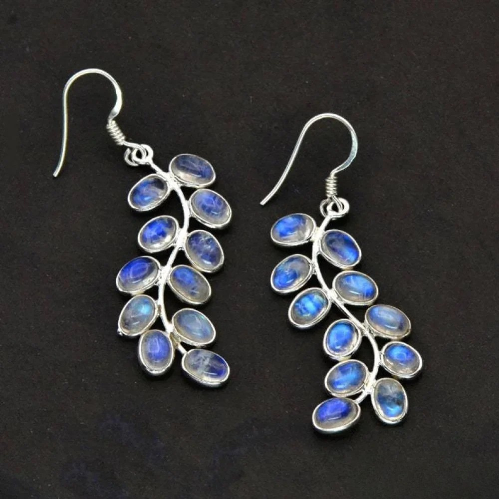 Maria | Women’s Moonstone Earrings with Radiance