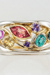 Elsie | Women’s Vintage Ring with Dual-Tone Zirconia