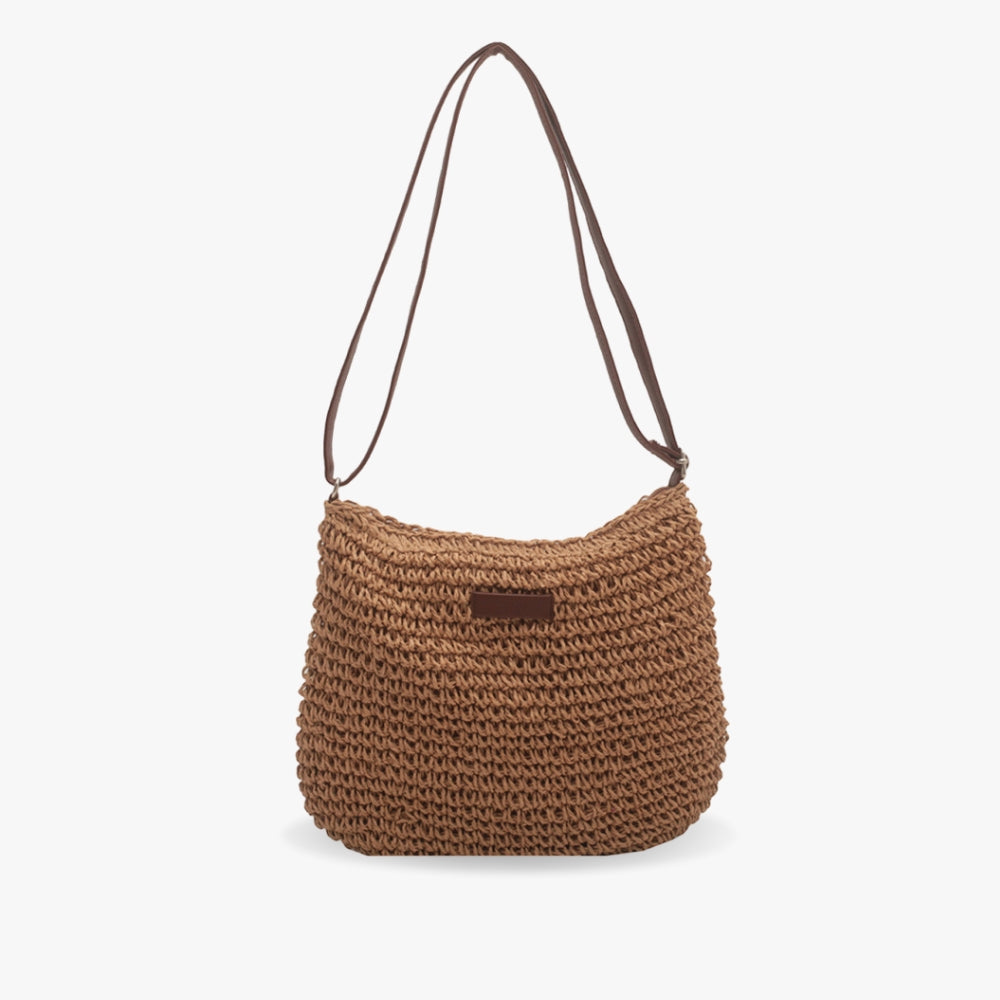 Zoey | Women’s Woven Shoulder Bag with Long Strap