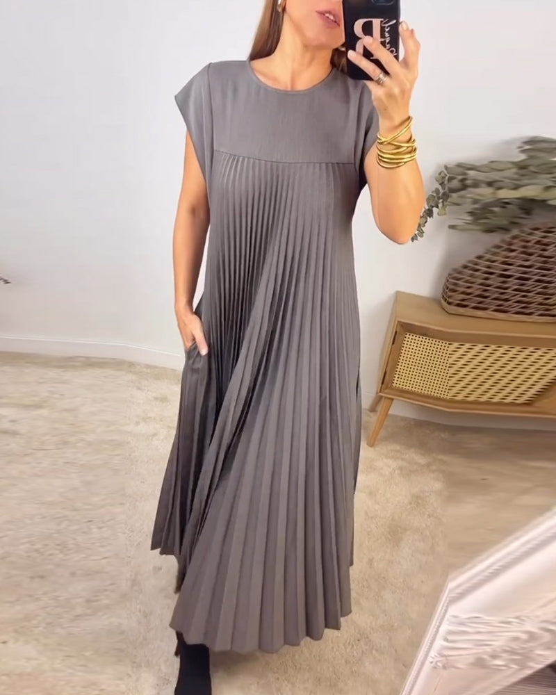 Gwendoline | Women’s Pleated Maxi Dress with Flowing Silhouette