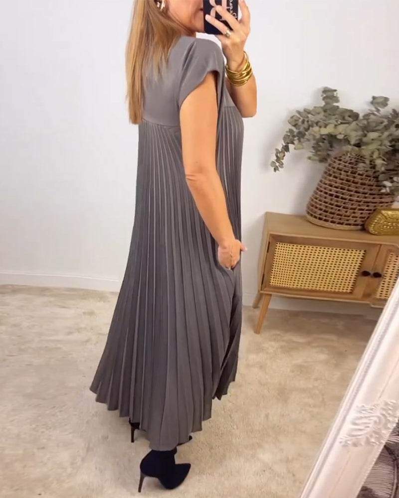 Gwendoline | Women’s Pleated Maxi Dress with Flowing Silhouette
