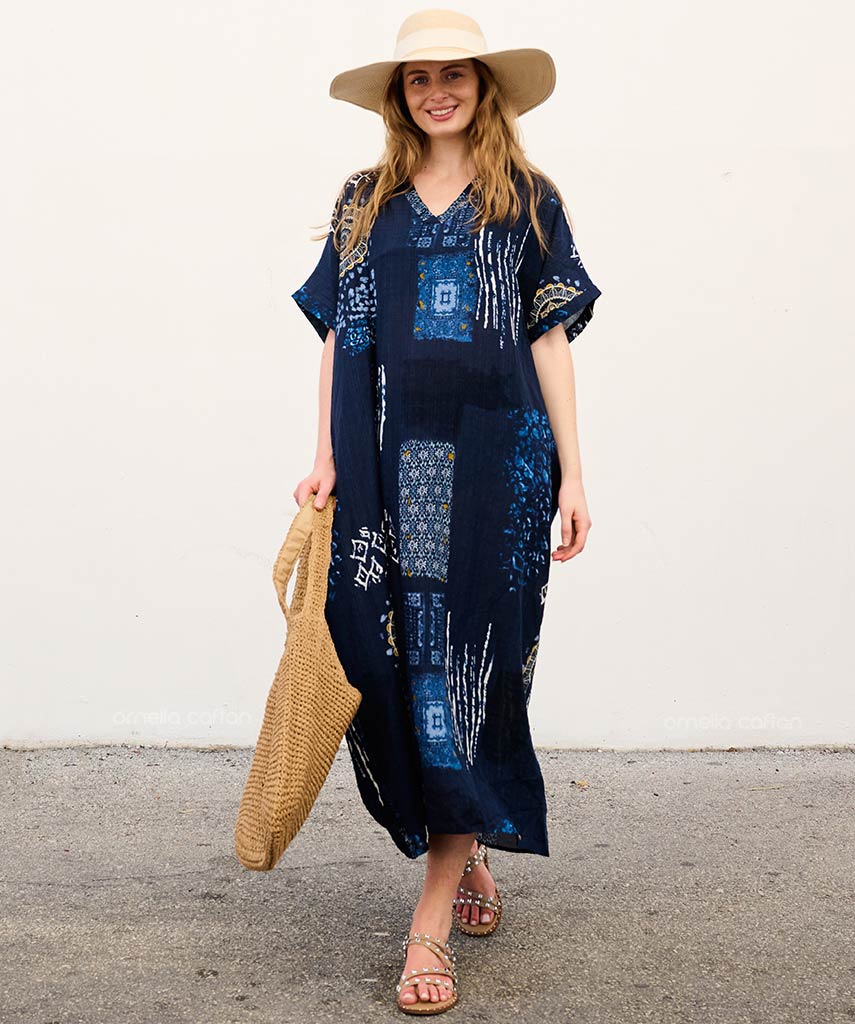 Poppy | Women’s Loose Casual Caftan with Breathable Comfort