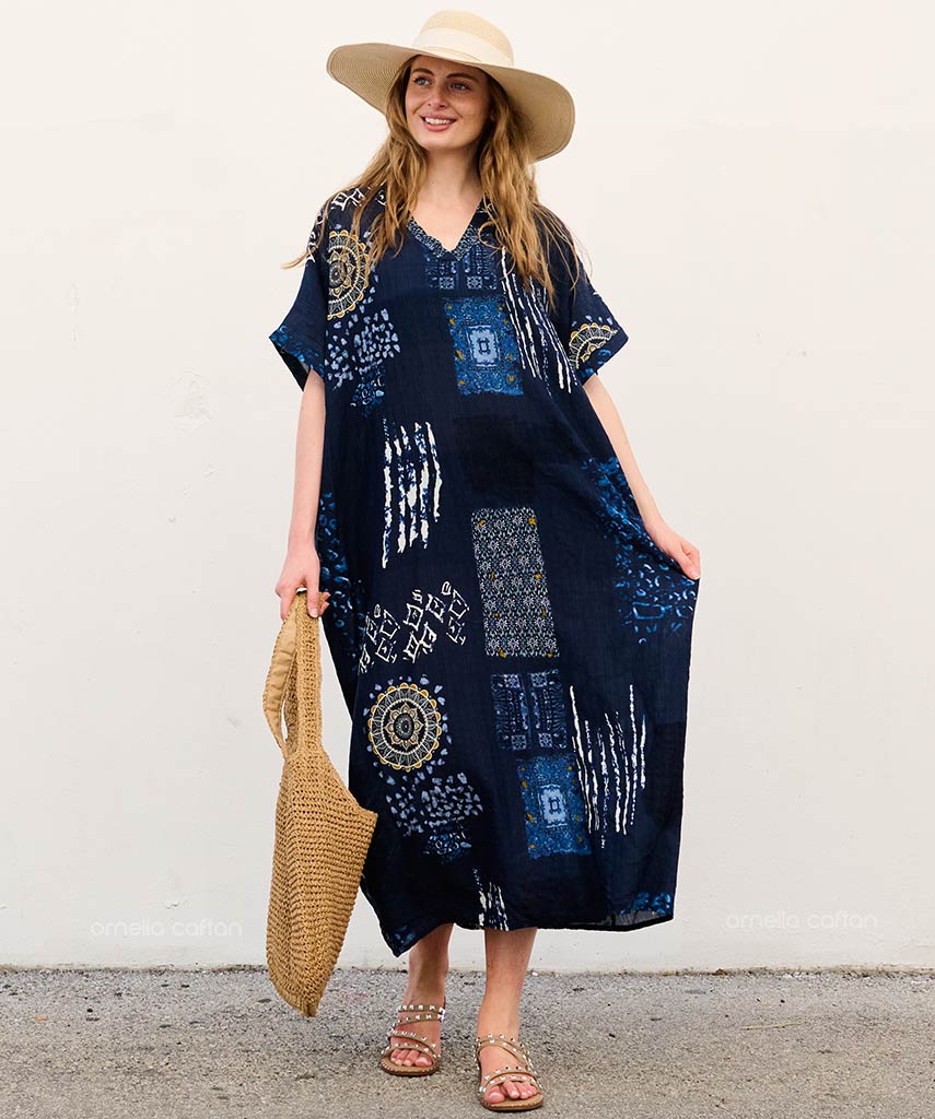 Poppy | Women’s Loose Casual Caftan with Breathable Comfort