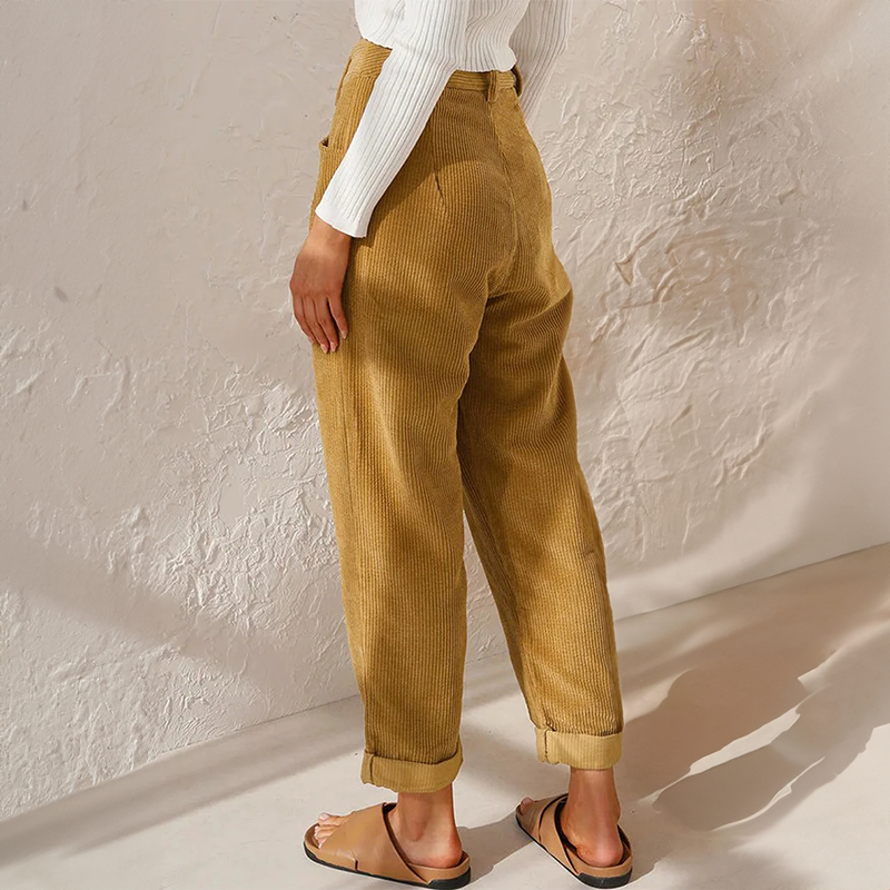 Harper | Women’s High Waist Trousers with Pleats