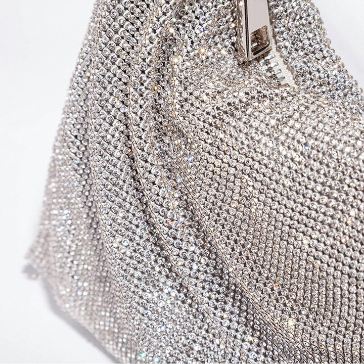 Olivia Turner | Crystal Rhinestone Hobo Bag For Women