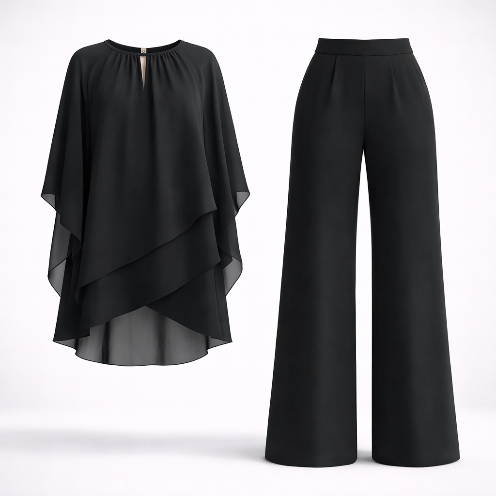 Giovanna Ricci | Elegant Layered Two-Piece Set For Women