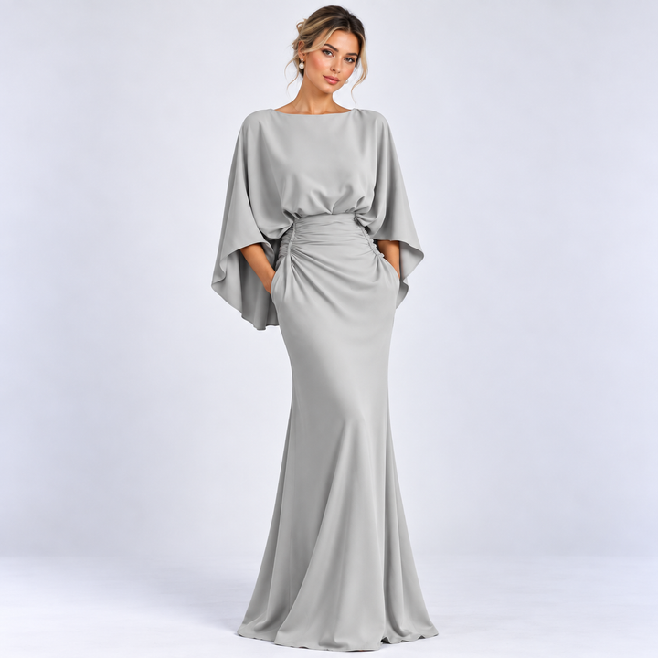 Elise Robertson | Batwing Sleeve Maxi Dress For Women