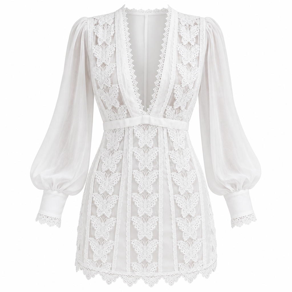 Ella Fairbanks | Lace V-Neck Summer Dress For Women