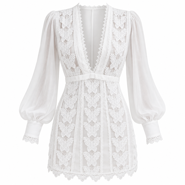 Ella Fairbanks | Lace V-Neck Summer Dress For Women