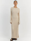 Amelia Fairfax | Ribbed Knit Maxi Dress For Women