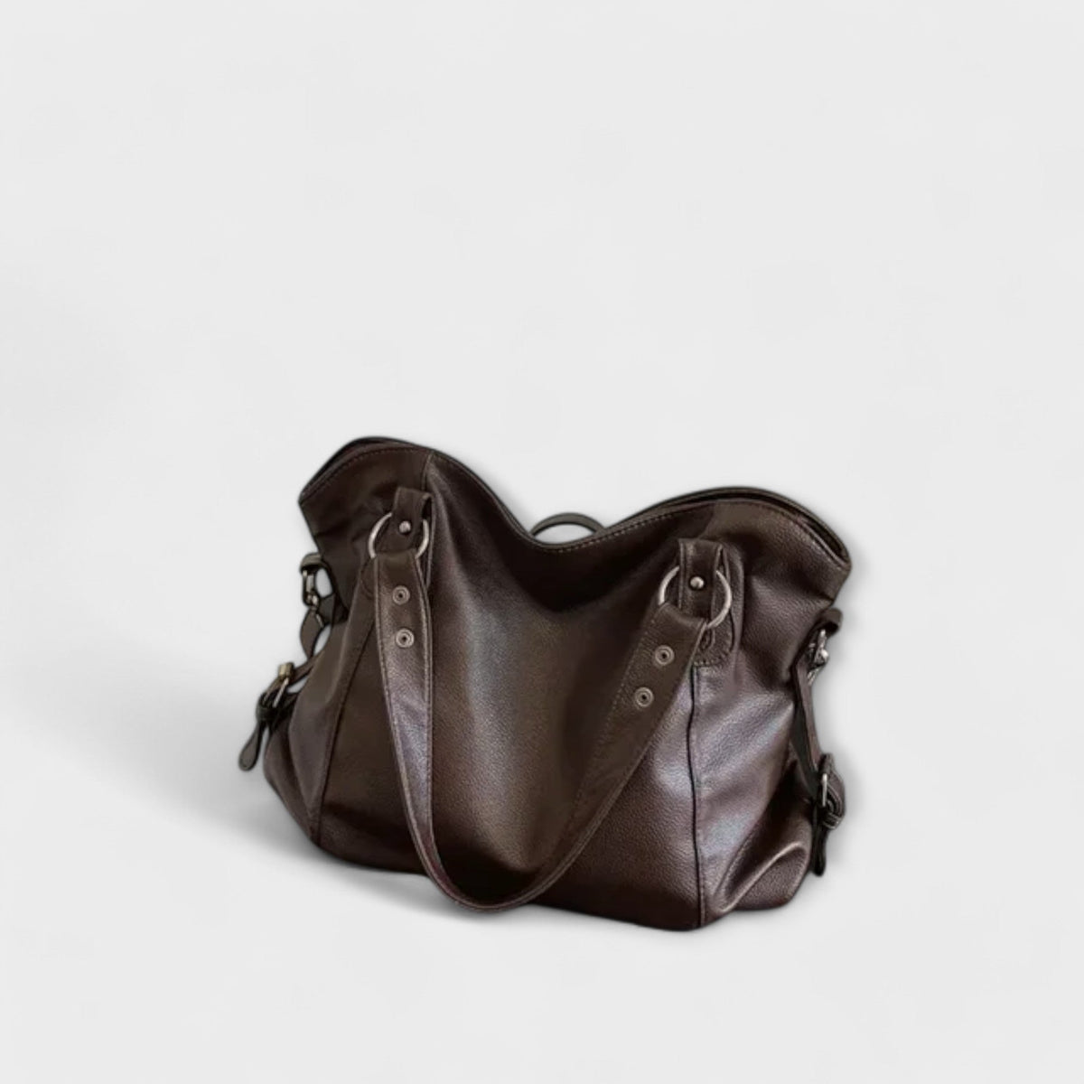 Leah | Women’s Large Shoulder Bag with Dual Straps