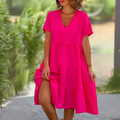 Luce | Women’s Flowing V-Neck Dress with Effortless Comfort