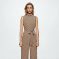 Freya Clarke | Printed Wide-Leg Jumpsuit For Women