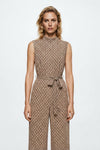 Freya Clarke | Printed Wide-Leg Jumpsuit For Women