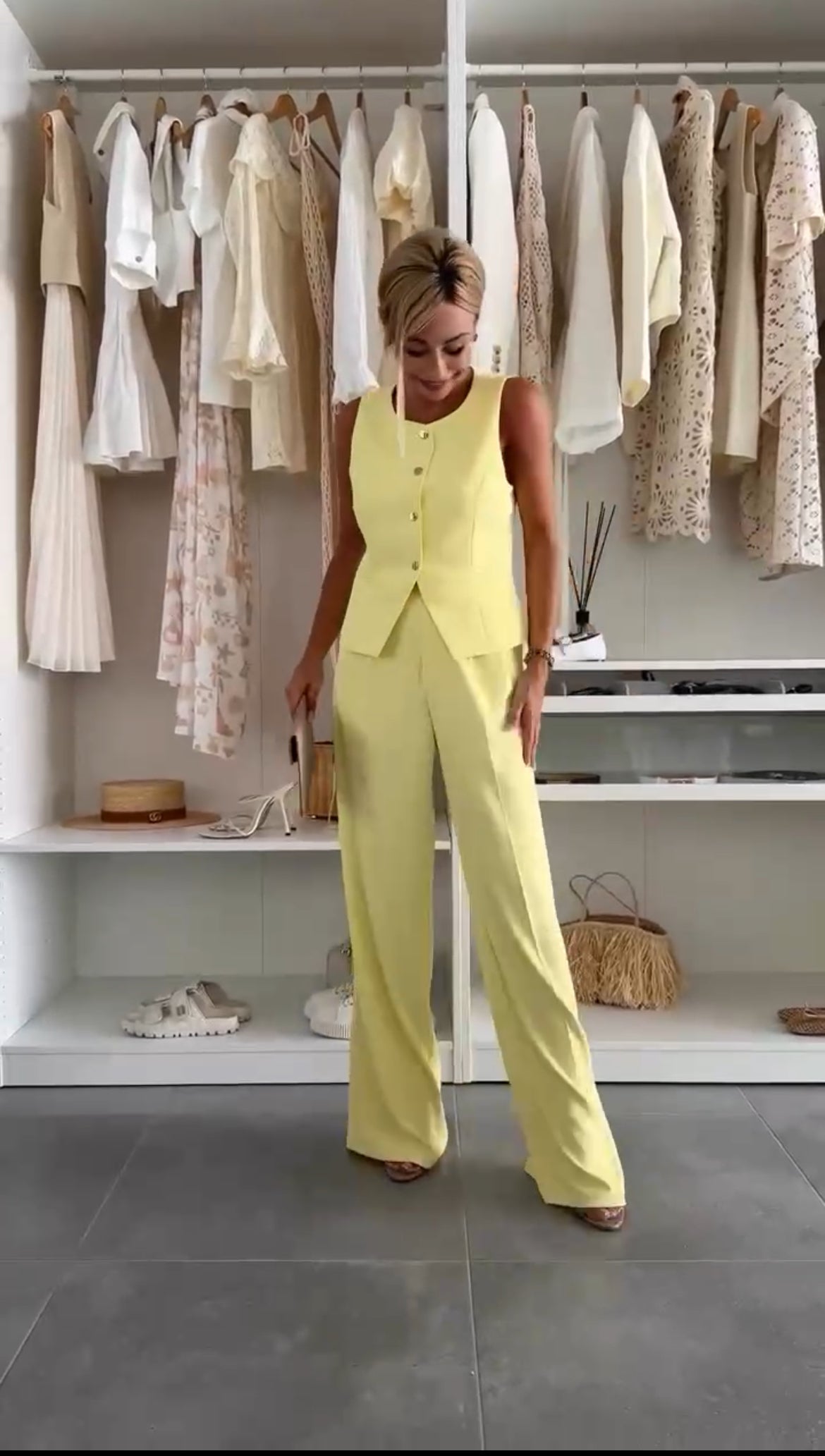 Maribel | Women’s Co-ord Set with Draped Top