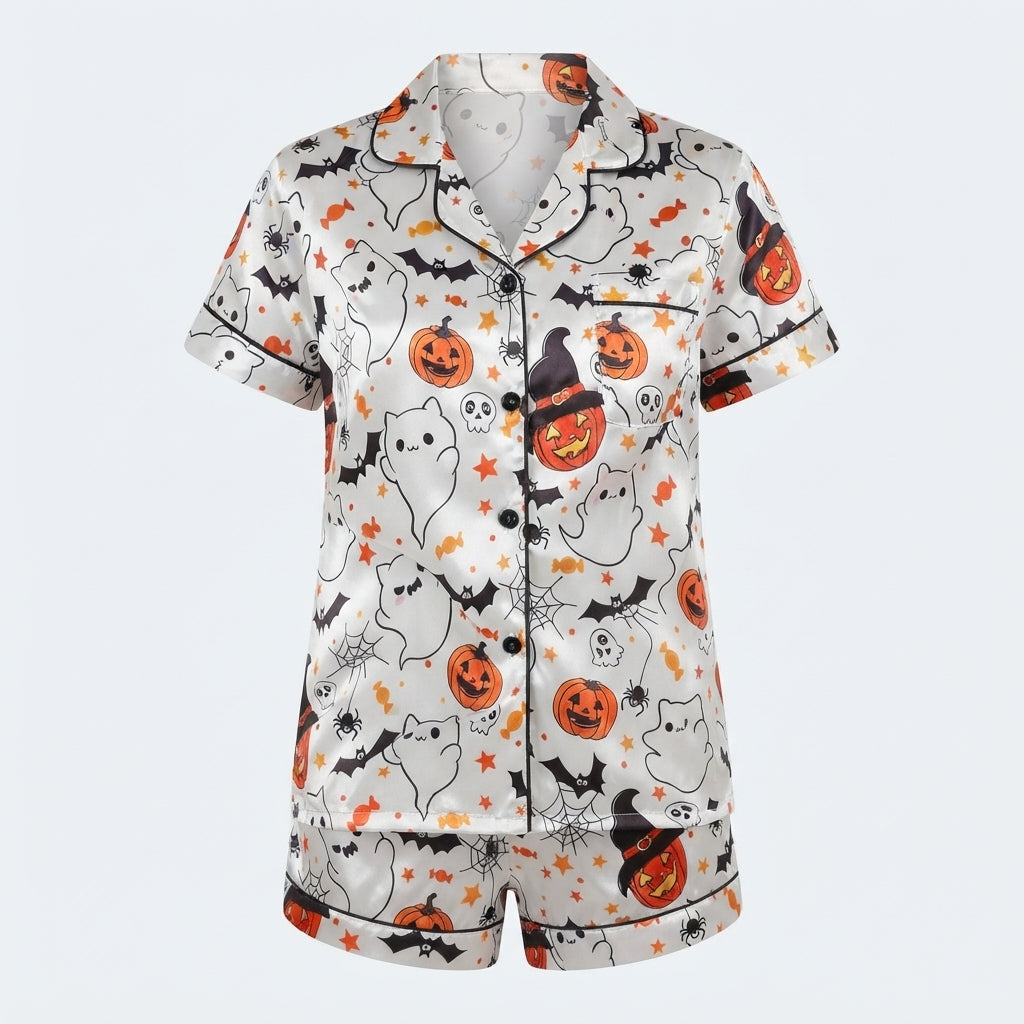 Spooky Pumpkin | Halloween Pyjama Set For Women