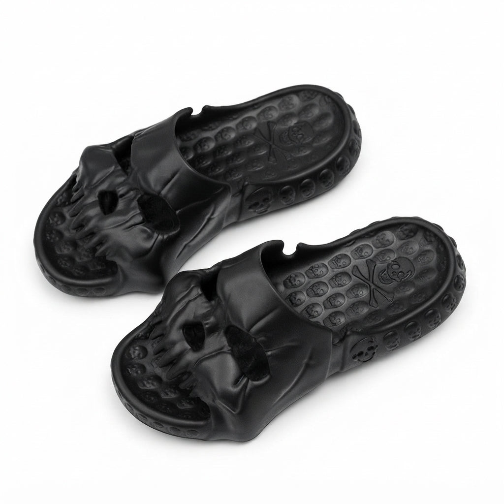 Bone Daddy | Skull Halloween Slippers For Men