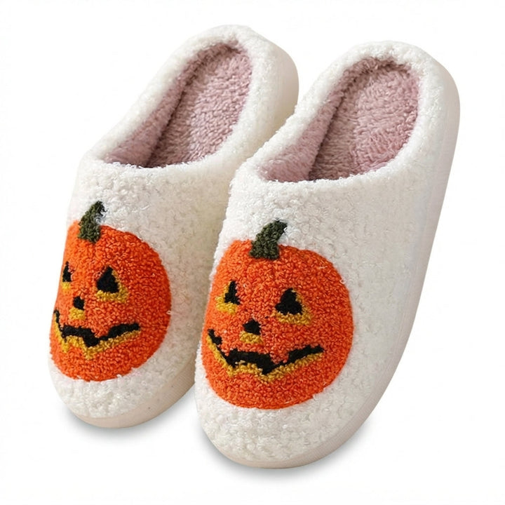 Midnight Bat | Pumpkin Halloween Slippers For Unisex