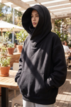 Oversized Women's turtleneck sweatshirt